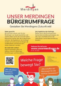 Titel Bürgerumfrage Unser Merdingen